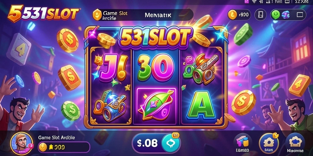 Screenshot antarmuka menarik dari game slot Arcade 531SLOT.