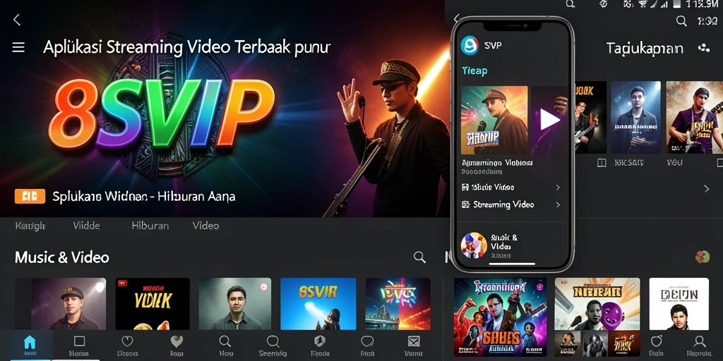 Antarmuka pengguna 8SVIP yang menarik dan fungsional.