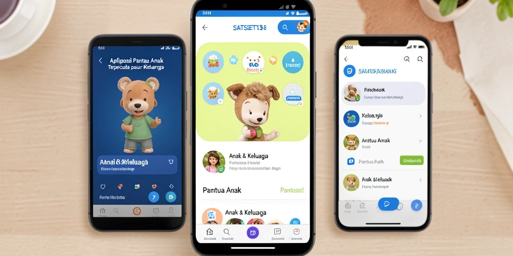 Screenshot antarmuka SATSET138 menampilkan fungsi Pantau Anak yang intuitif.